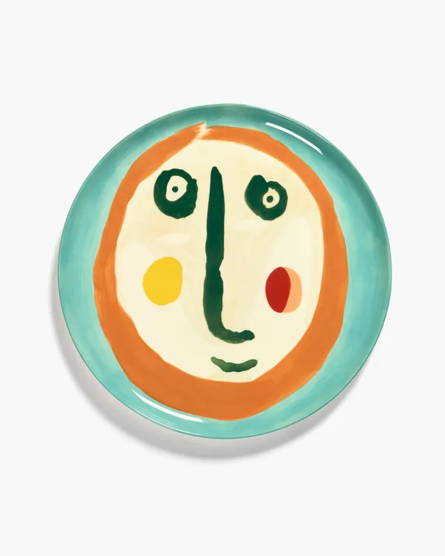 Serax Feast servírovací talíř Face 2 barevný porcelán