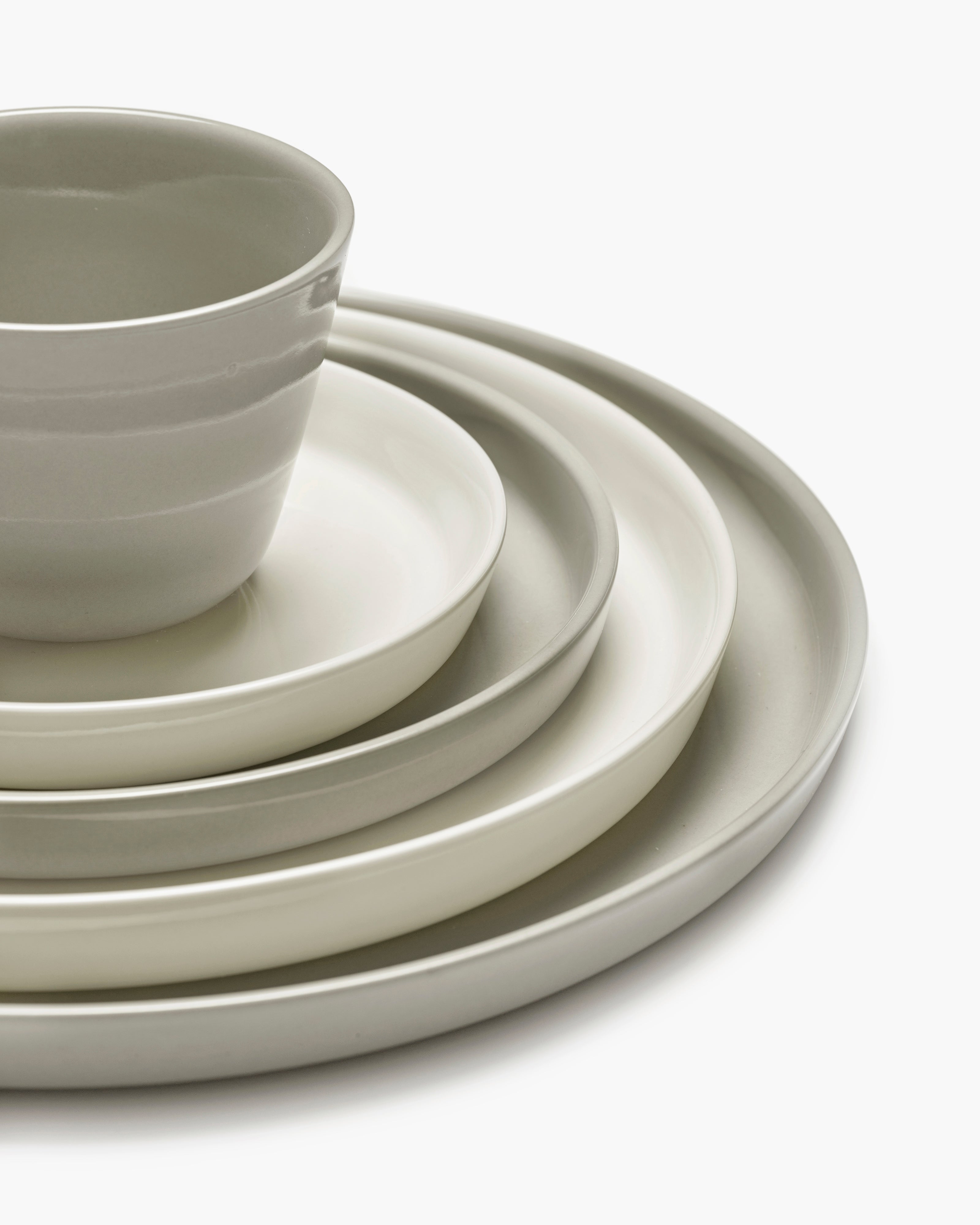 Serax Cena vysoký dezertní talíř ivory porcelán