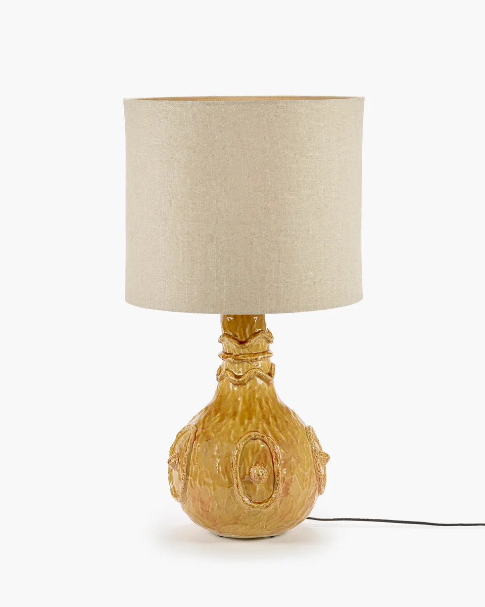 Serax Georgia stolní lampa okrová keramická