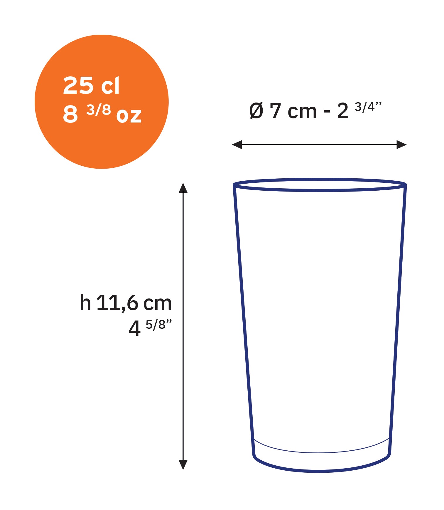 Duralex Unie sklenice 25 cl čirá 6 ks tvrzené sklo