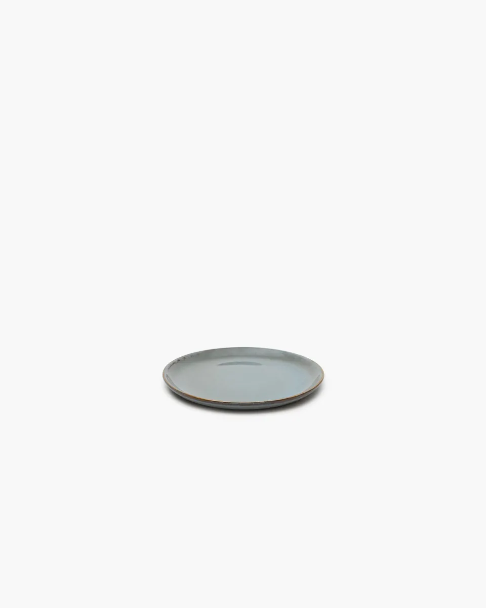 Serax Terres de Rêves dezertní talíř smoky blue kameninový
