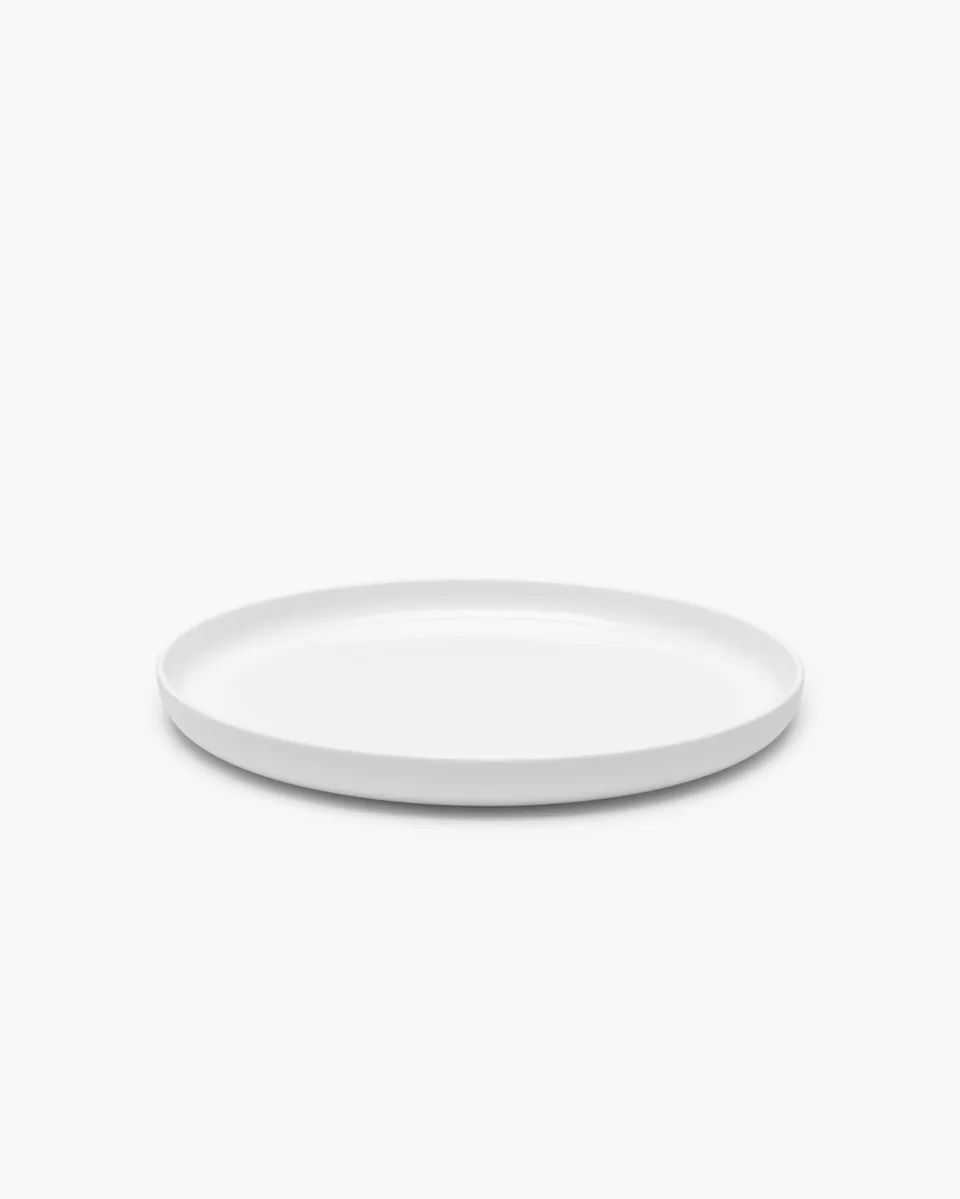 Serax Base High servírovací talíř bílý porcelánový