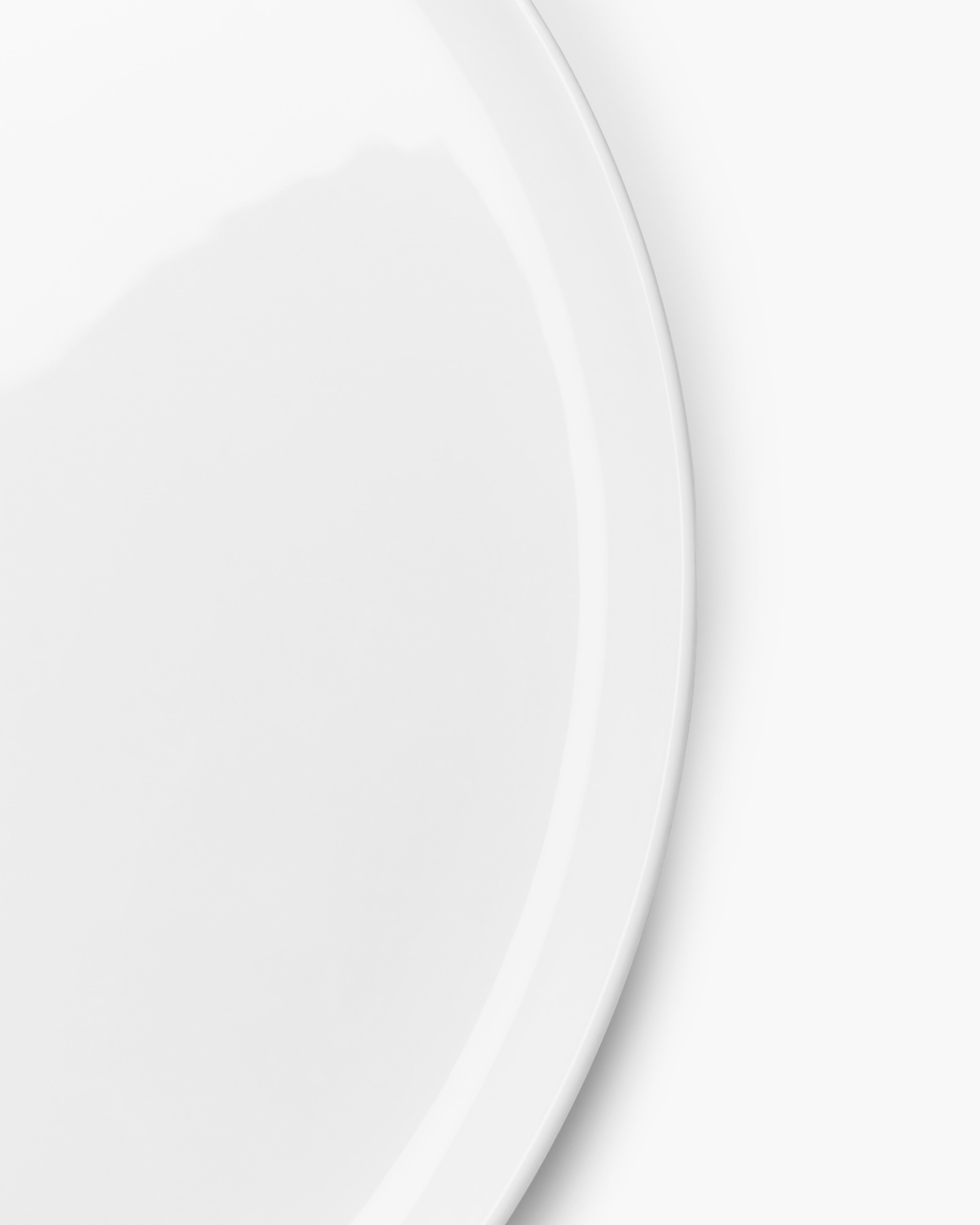 Serax Base servírovací talíř nízký bílý porcelán