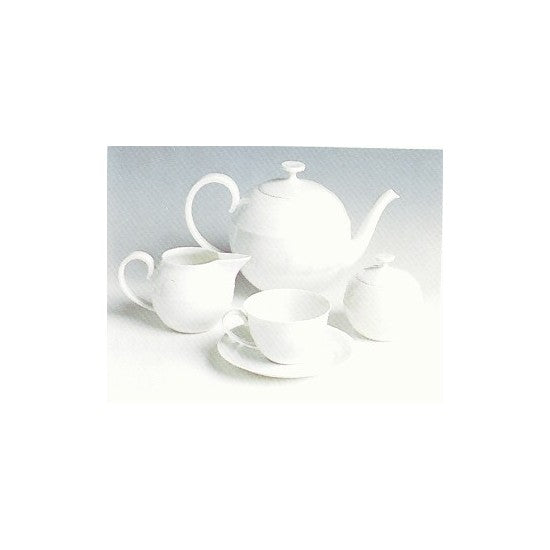 Augarten Opus čajová konvice bílá hladký porcelán