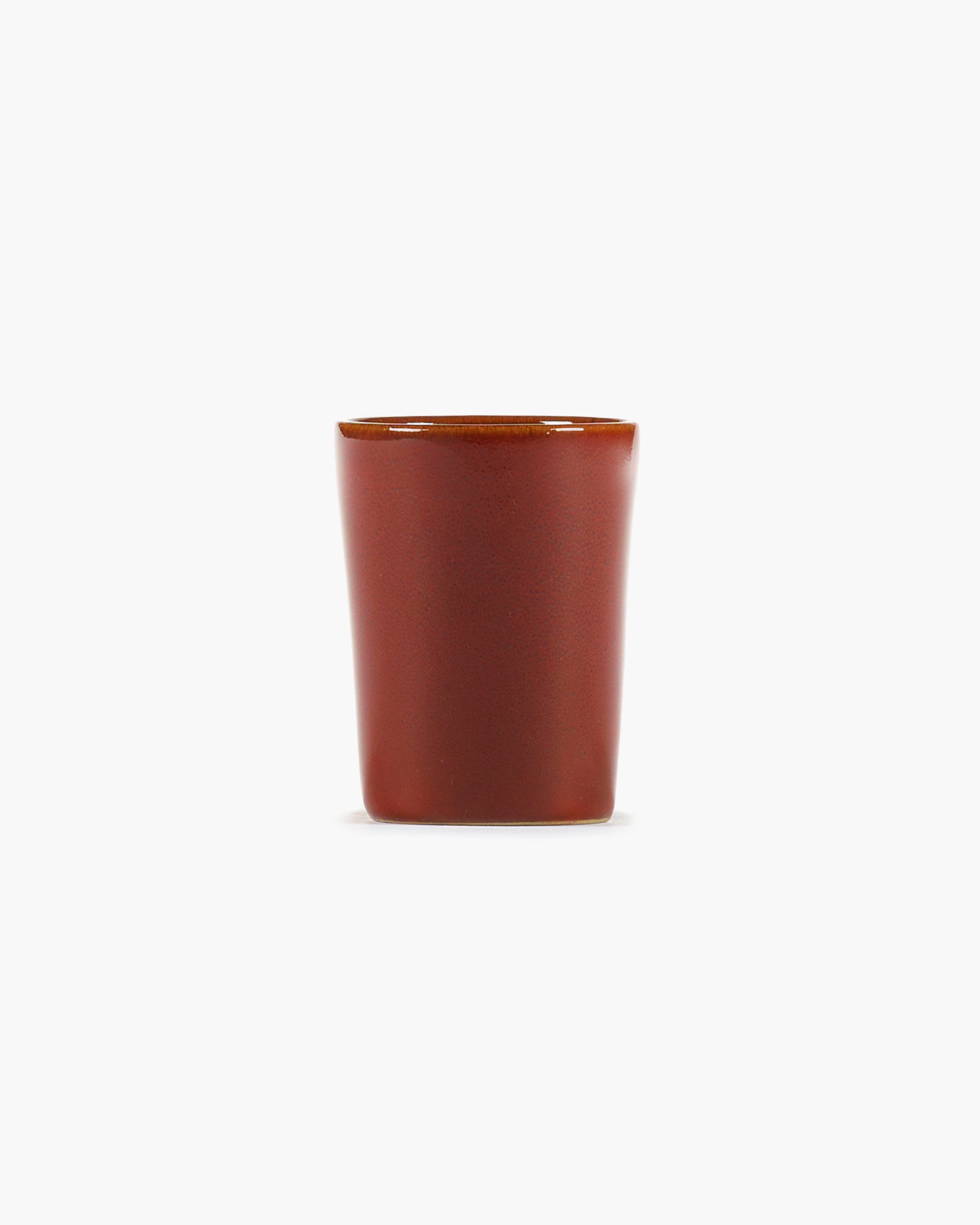 Serax La Mère šálek espresso bez ucha červený keramika