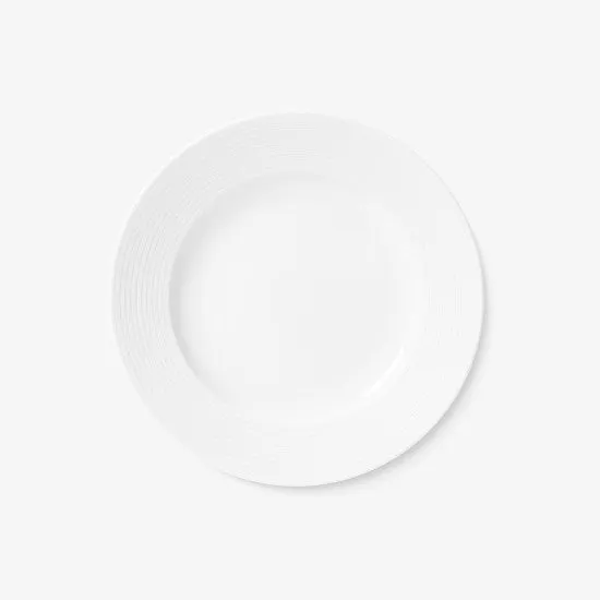 Augarten Plissée talíř na chléb 16 cm bílý porcelán