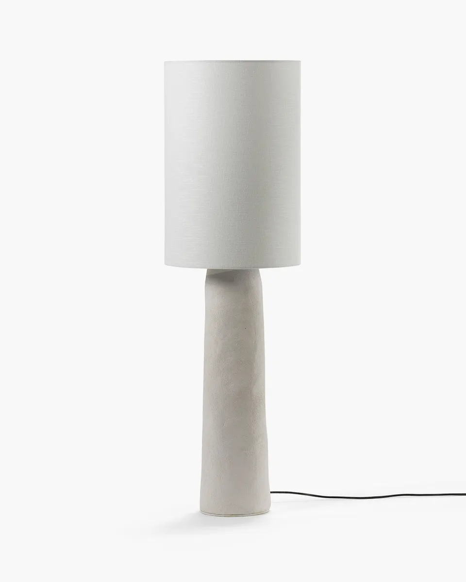 Serax Earth 03 stojací lampa bílá papír-mâché