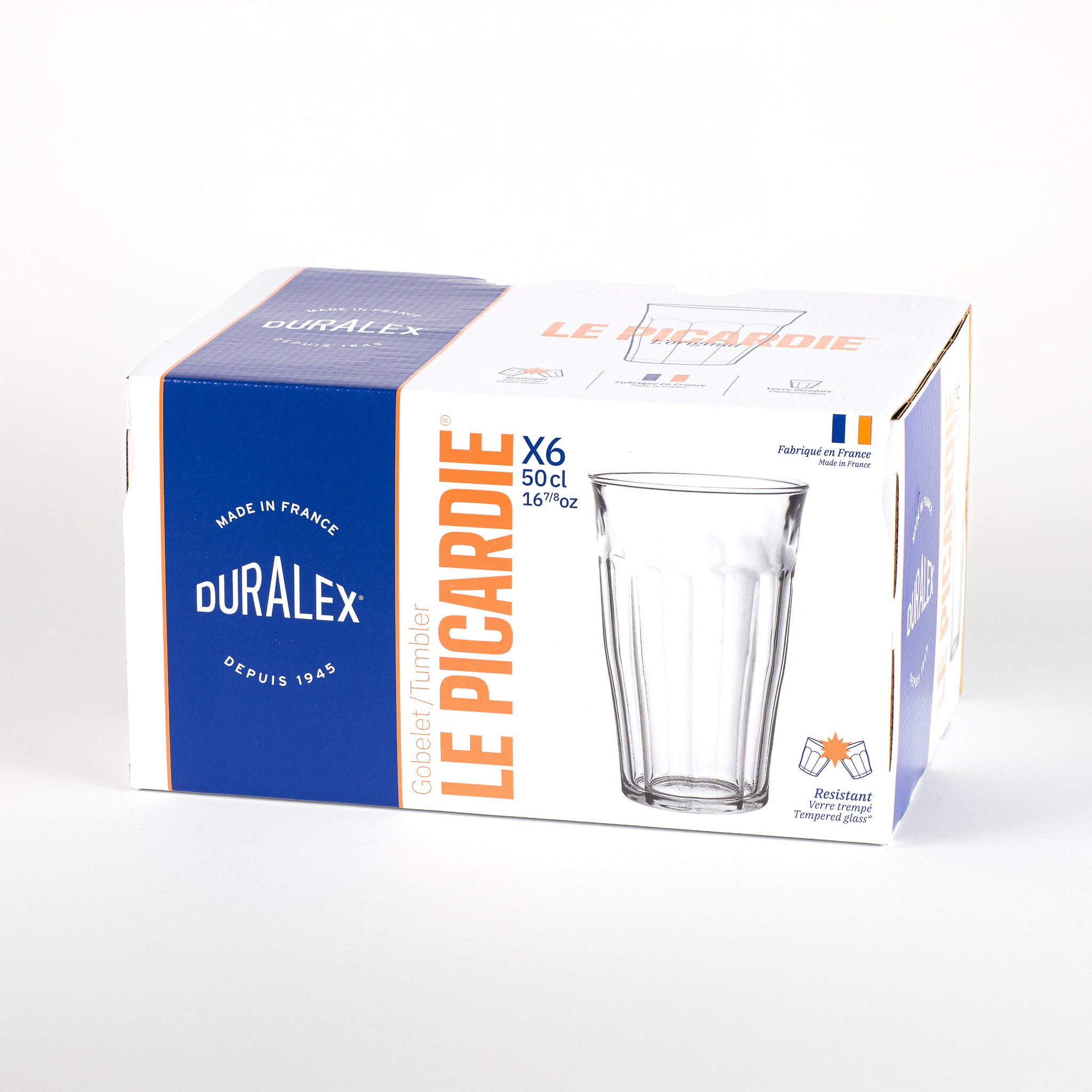 Duralex Le Picardie sklenice 50 cl 6 ks čirá velká