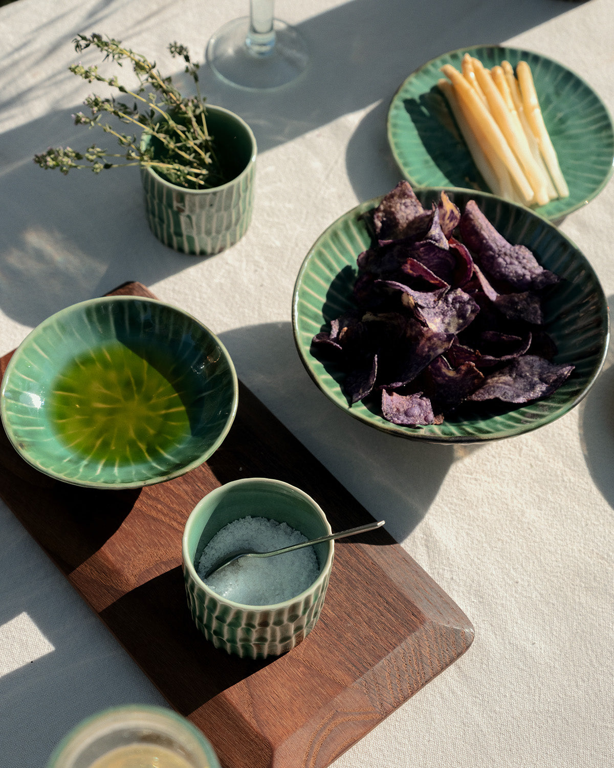 Serax Verde Lanza Bowl L keramická mísa zelená