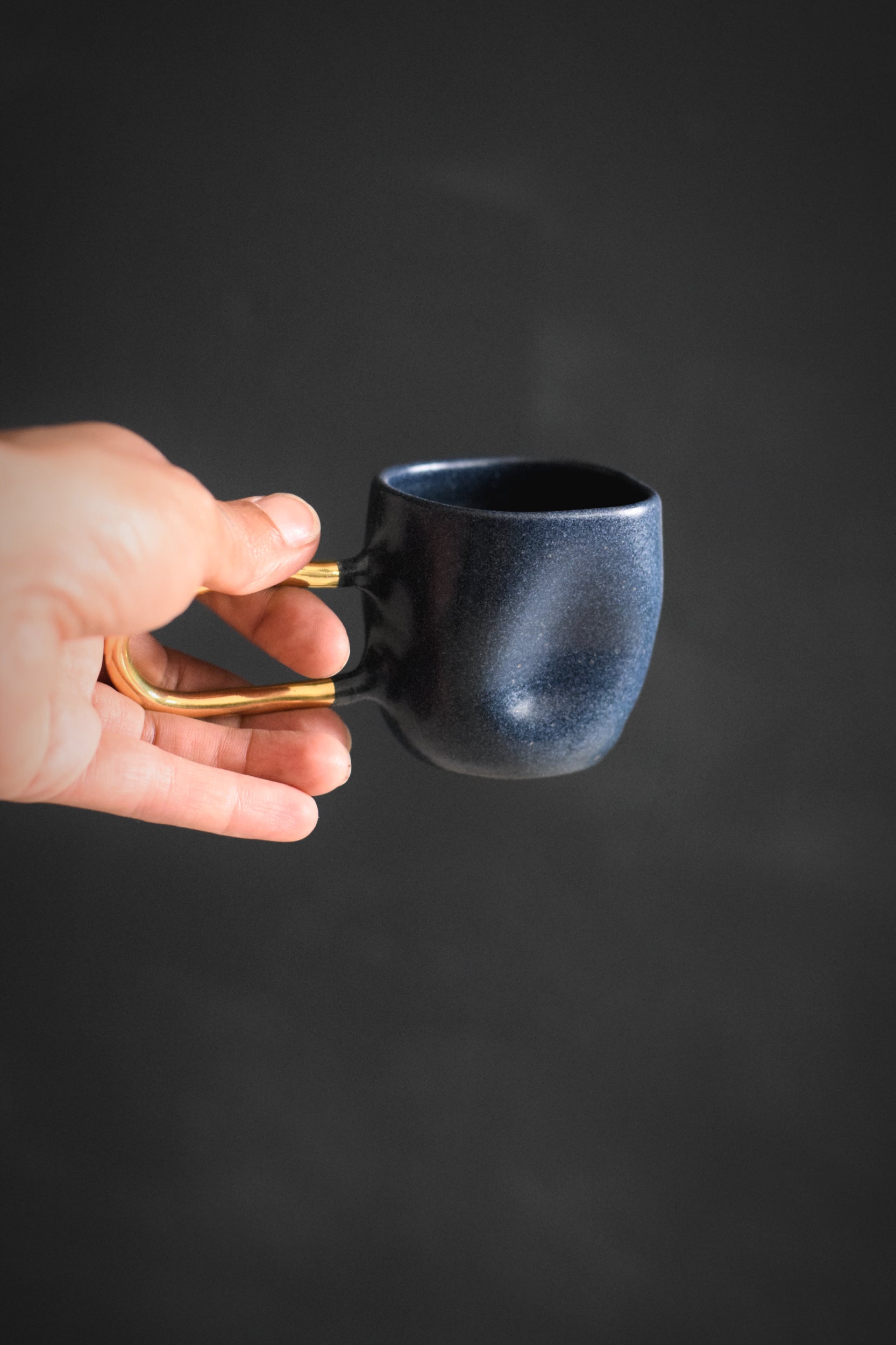 Terra Ceramics Prague ZIGGY šálek espresso 80 ml modrý