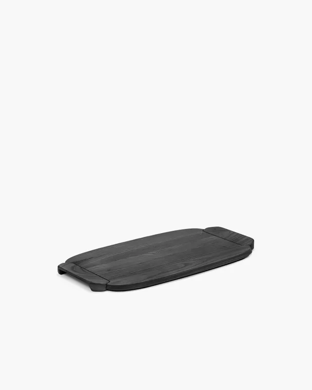 Serax Dune Tray 02 L podnos černý dřevěný