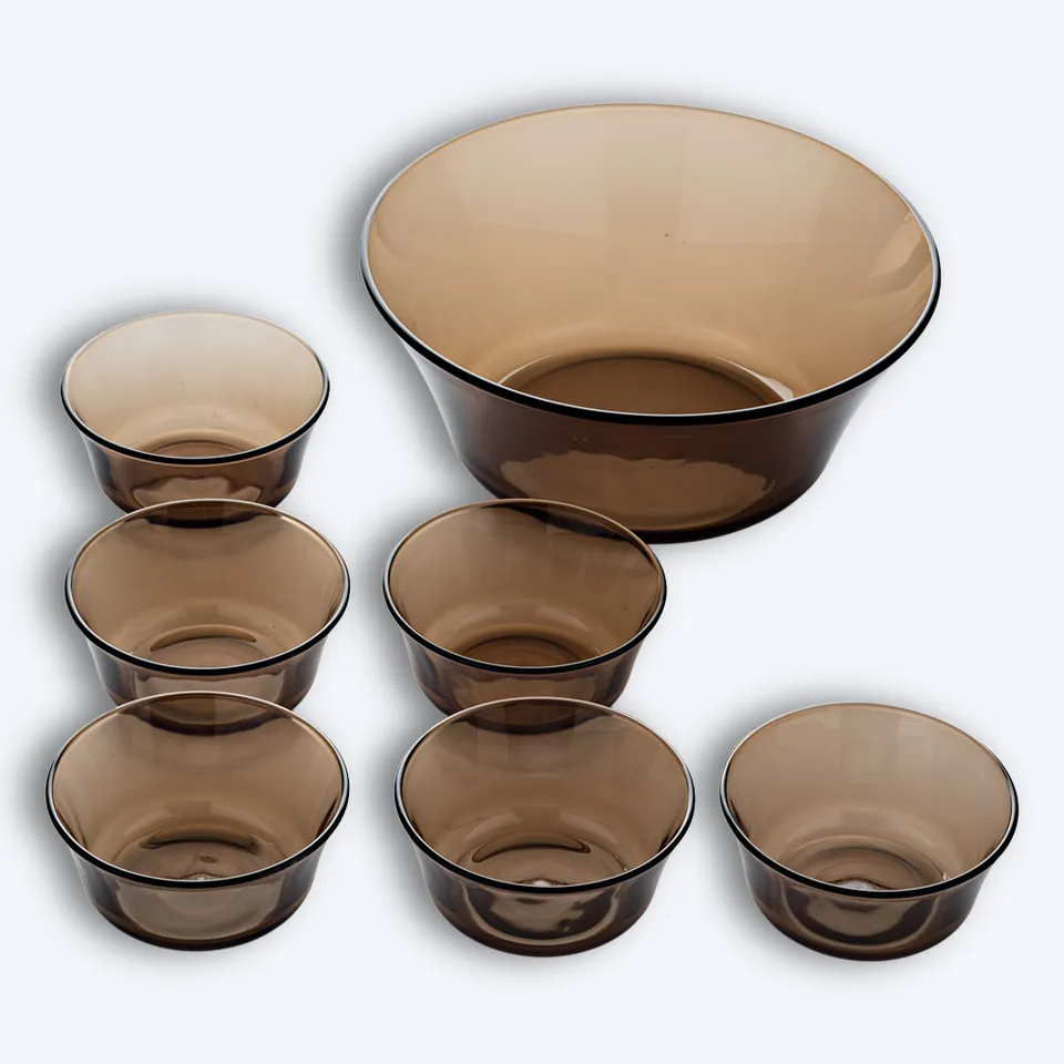Duralex Lys Sepia mísa 2,2 l + misky 25 cl 7 ks