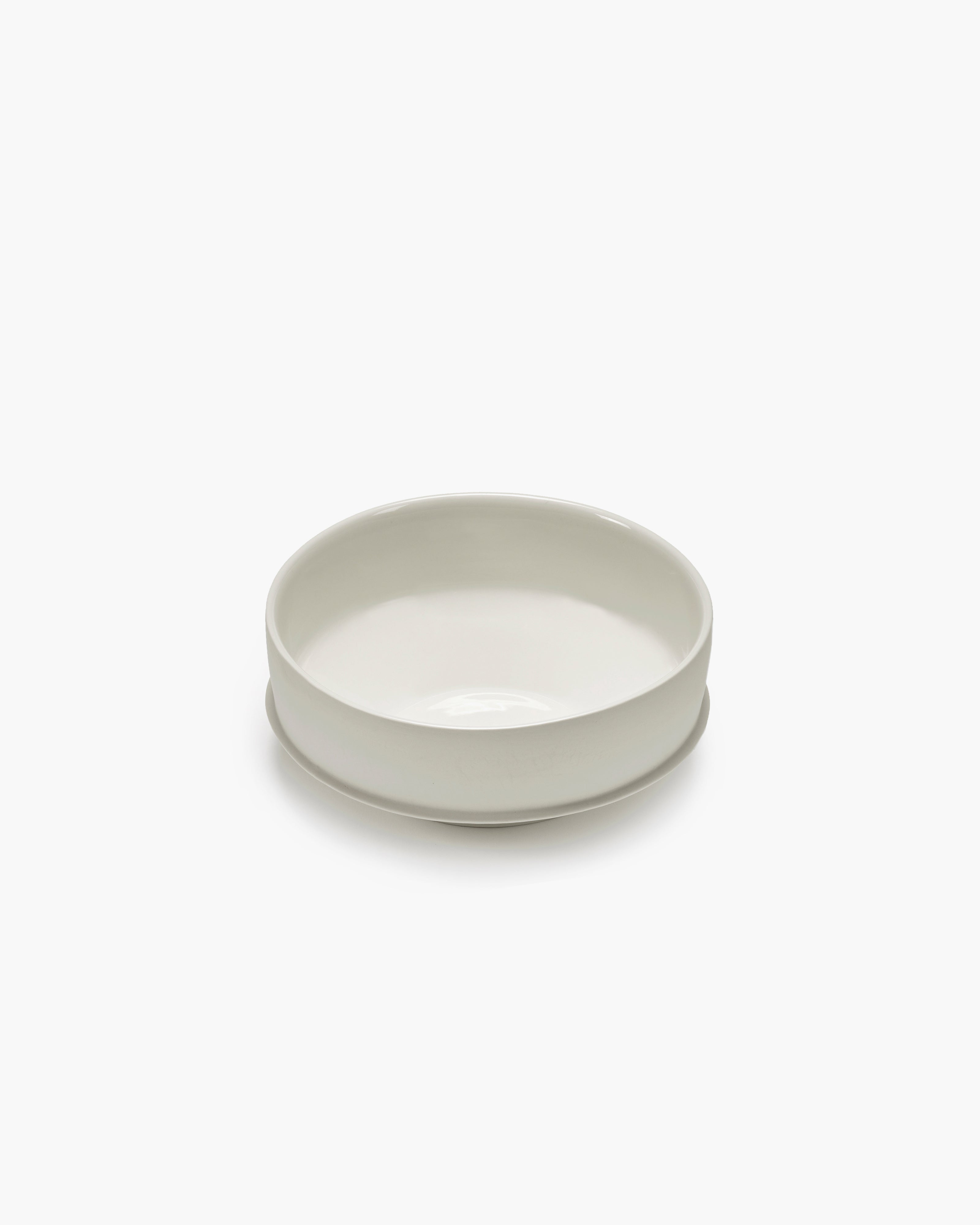 Serax Dune miska S bílá porcelánová