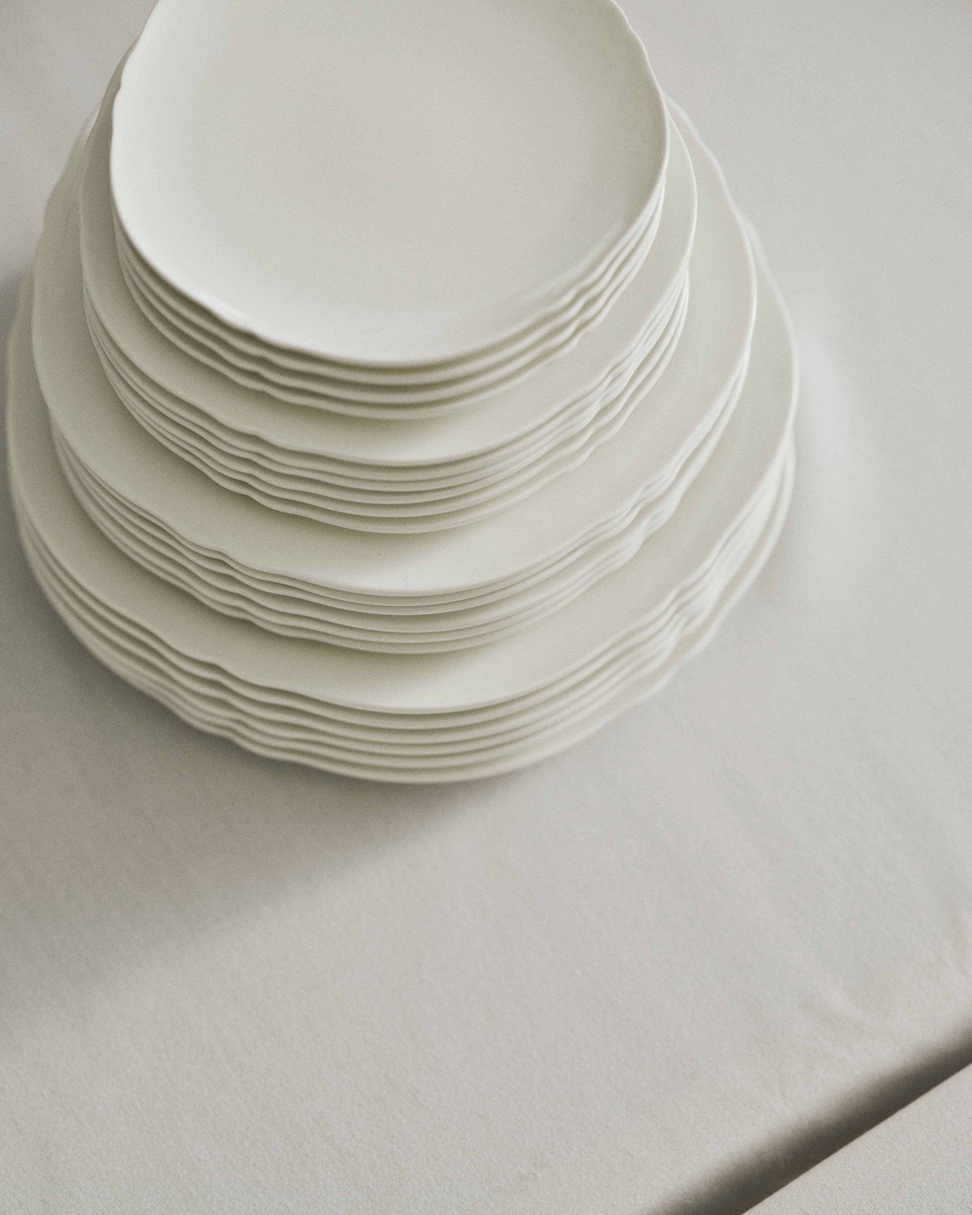 Serax Silhouette předkrmový talíř bílý porcelán