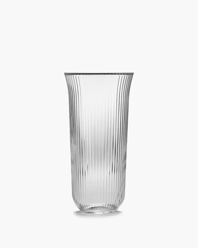 Serax Inku longdrink sklenice čirá žebrovaná