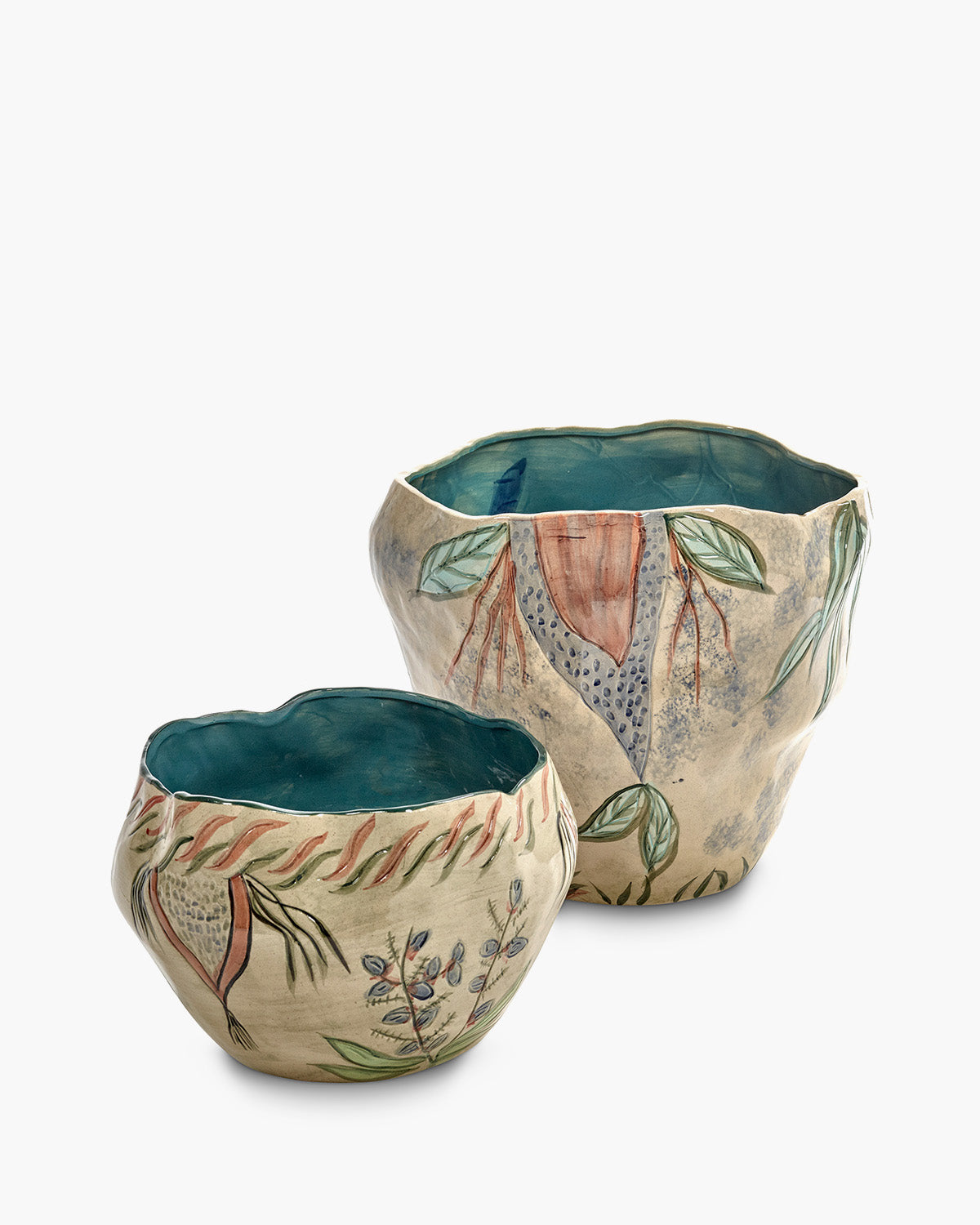Serax Terres de Rêves Flower pot 05 květináč mix ručně malovaný
