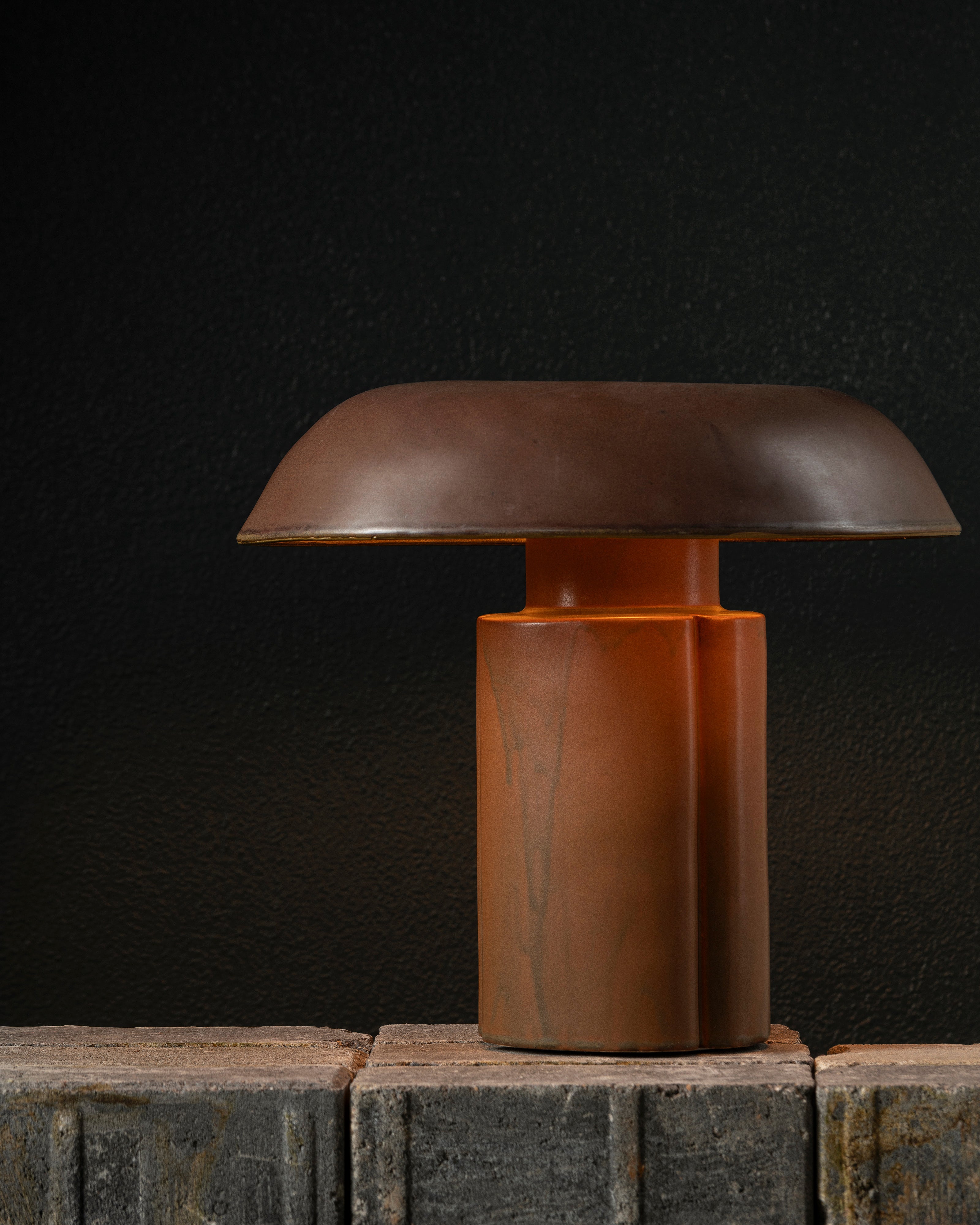 Serax Terres de Rêves Oliver stolní lampa hnědá kamenina