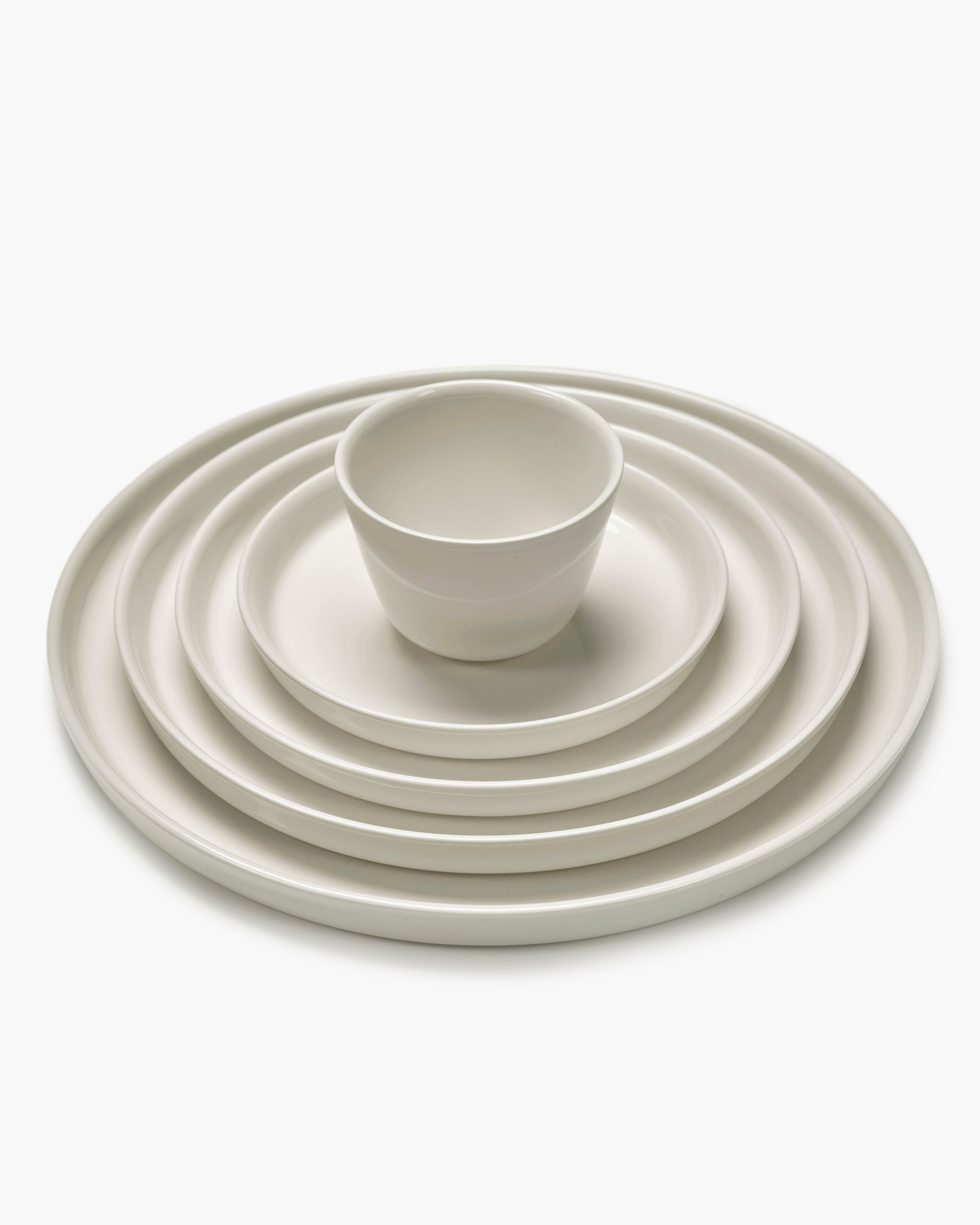 Serax Cena vysoký dezertní talíř ivory porcelán