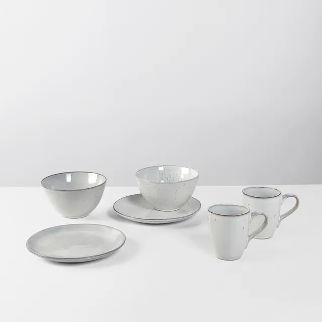 Broste Copenhagen Nordic Sand snídaňová sada pro dva písková