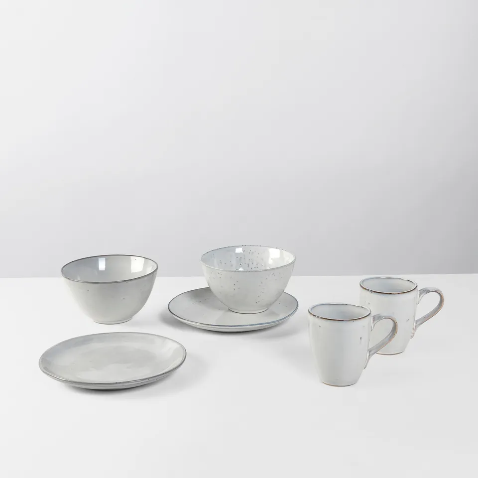 Broste Copenhagen Nordic Sand snídaňová sada pro dva písková