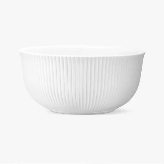 Augarten Plissée porcelánová miska 15 cm bílá