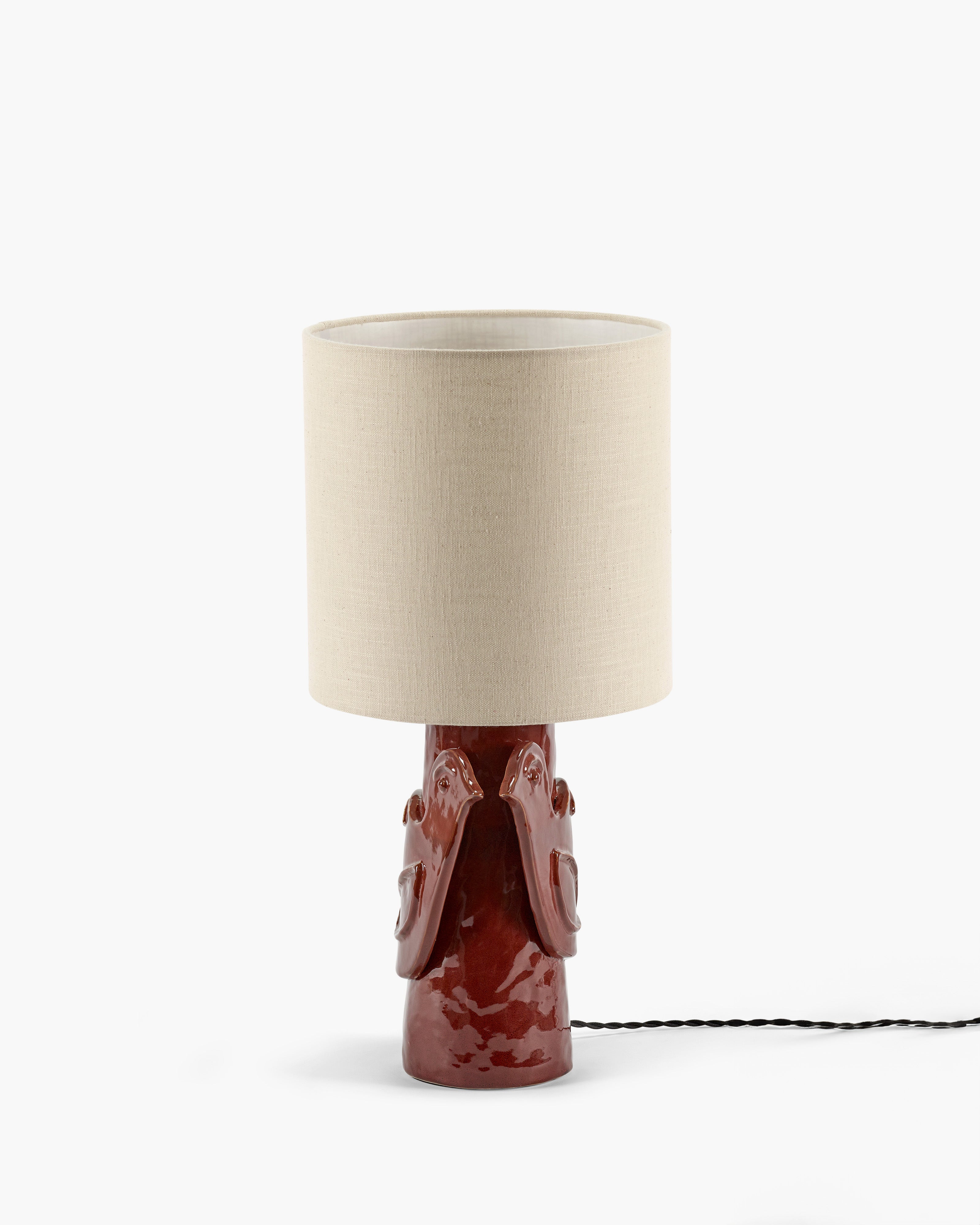 Serax Paloma stolní lampa červená béžová