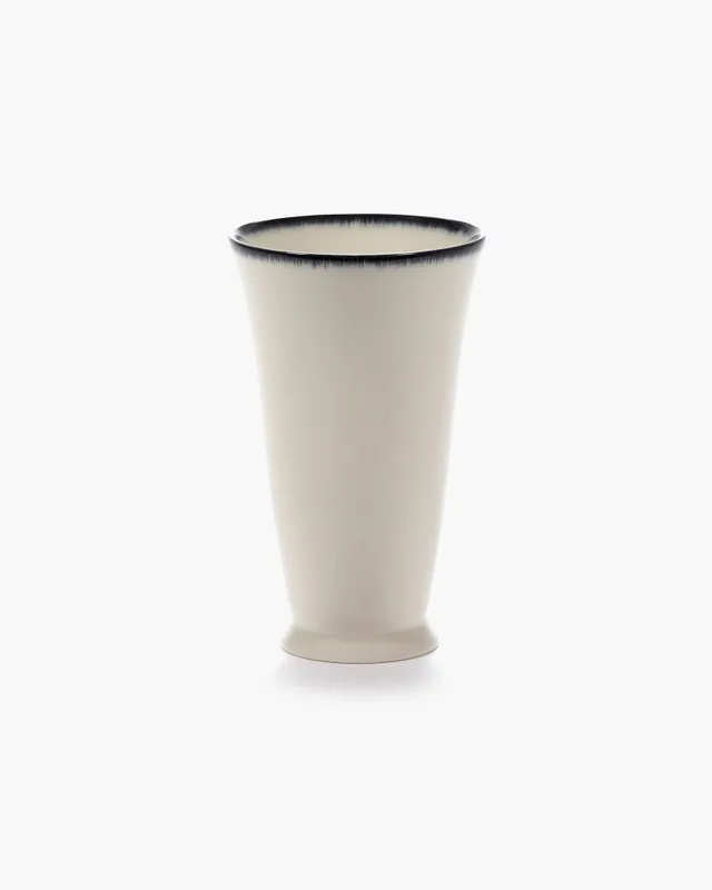 Serax Dé hrnek Variation A bílo-černý porcelán