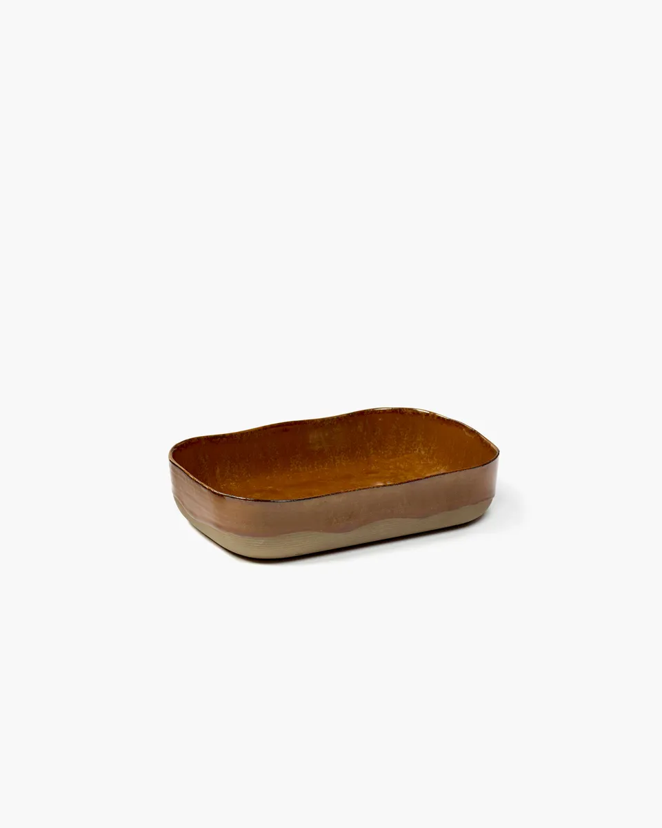 Serax La Nouvelle Table N°5 hluboký talíř L hnědý