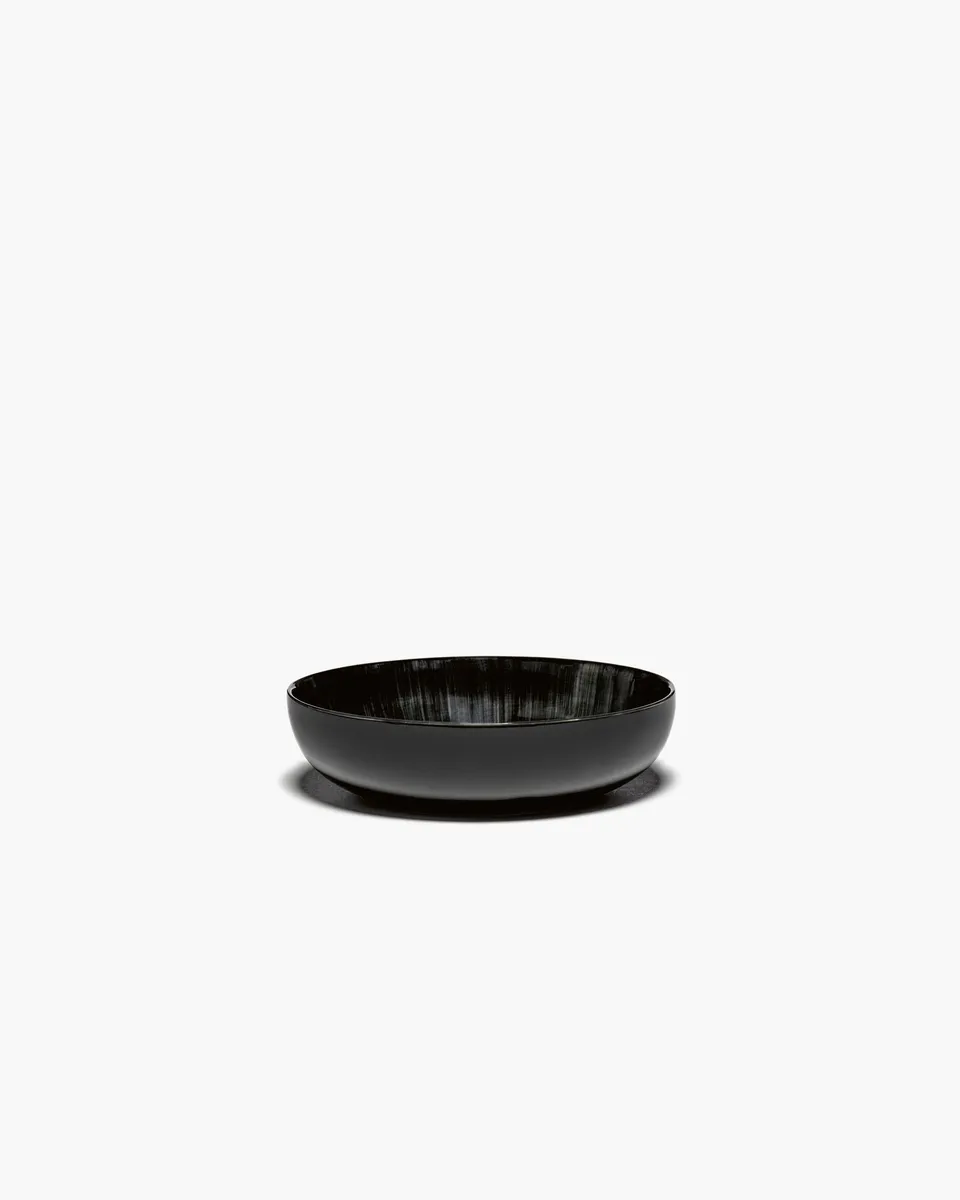 Serax Dé miska S bílo-černá porcelán stínomalba