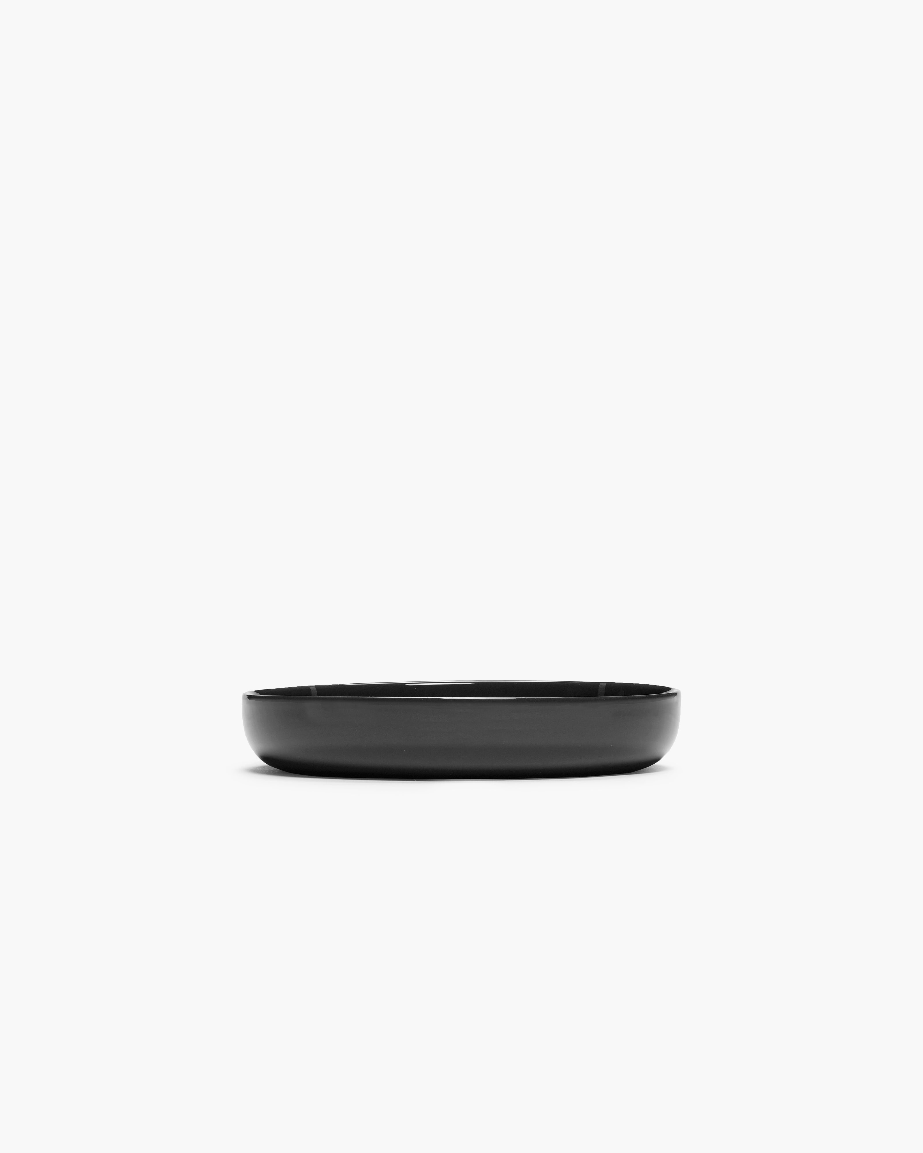 Serax Zuma hluboký talíř S šedý porcelán