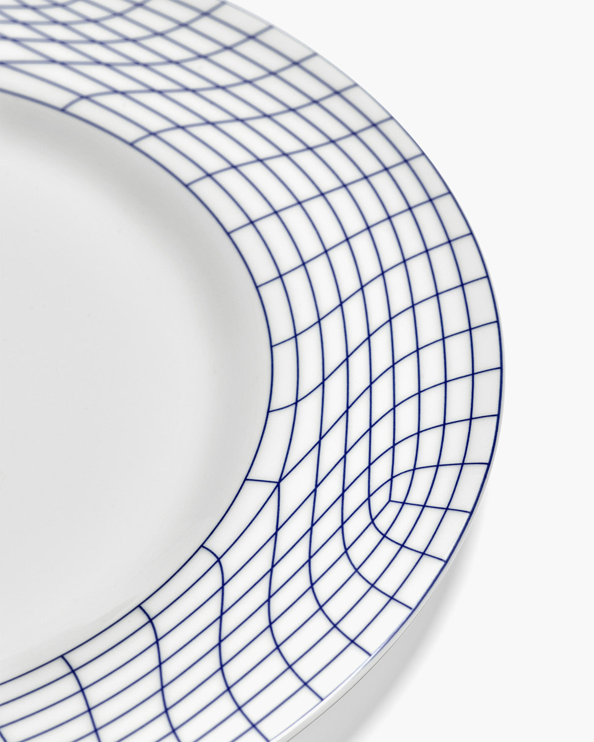Serax Nido 01 jídelní talíř bílo-modrý porcelán