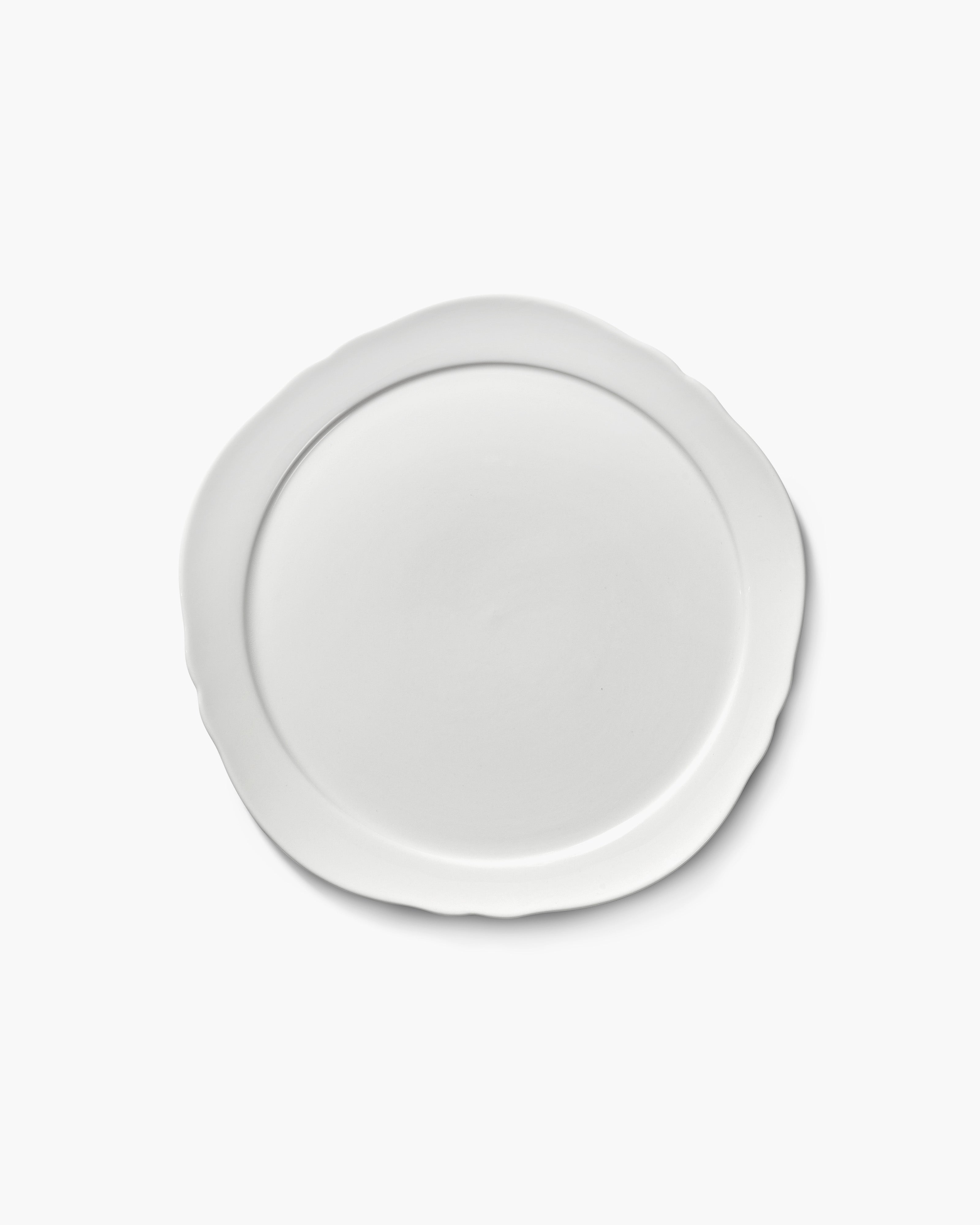 Serax Silhouette 02 jídelní talíř bílý porcelán