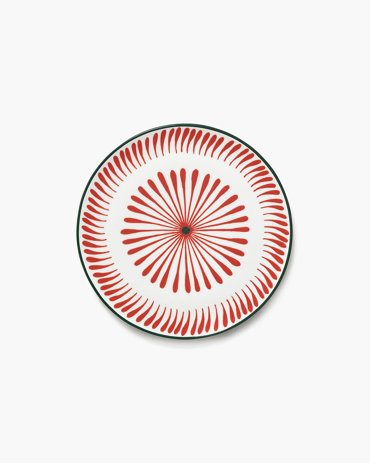 Serax Bazaar Dinner plate talíř červeno-zelený 4 ks