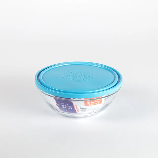 Duralex Freshbox dóza kulatá 1,59 l s modrým víkem