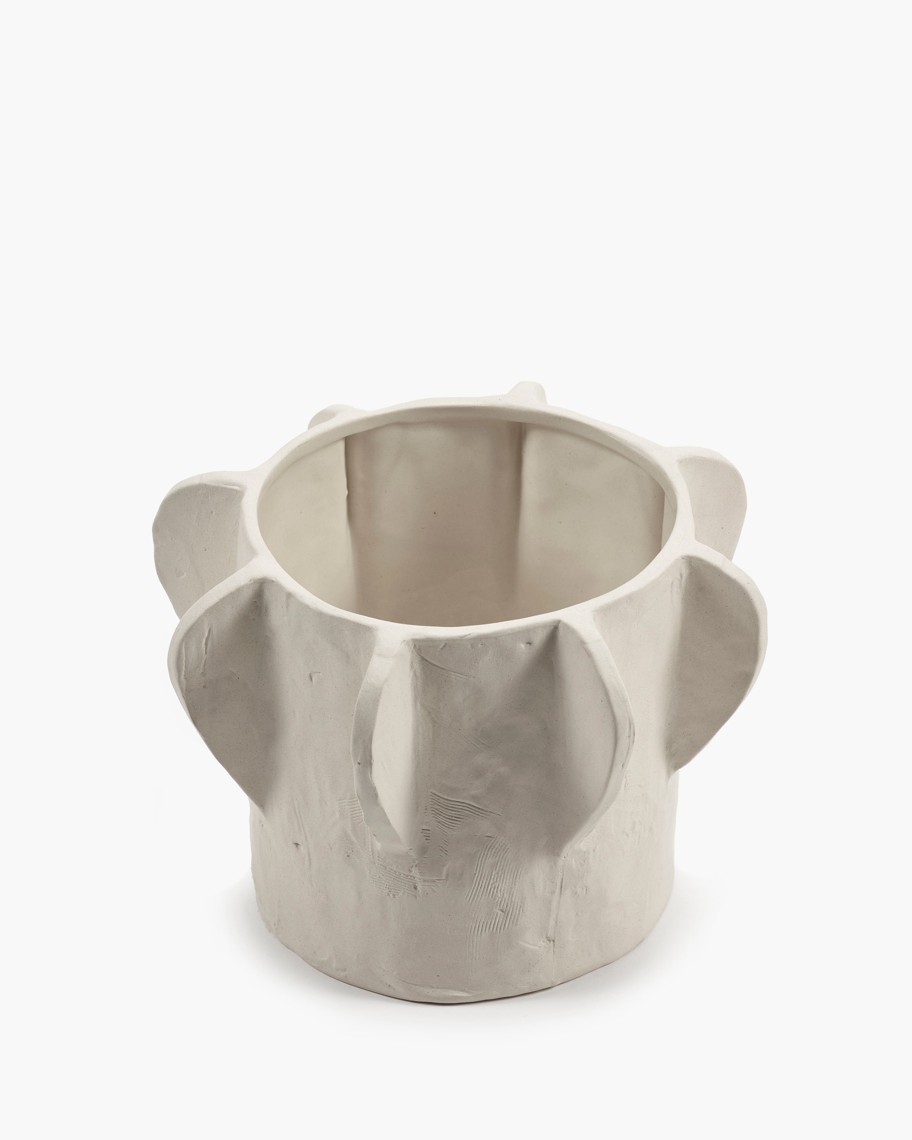 Serax Molly Flower Pot 02 S květináč béžový kameninový