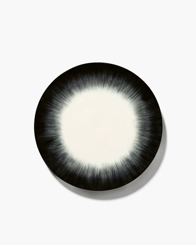 Serax Dé Variation 5 předkrmový talíř porcelánový bílo-černý