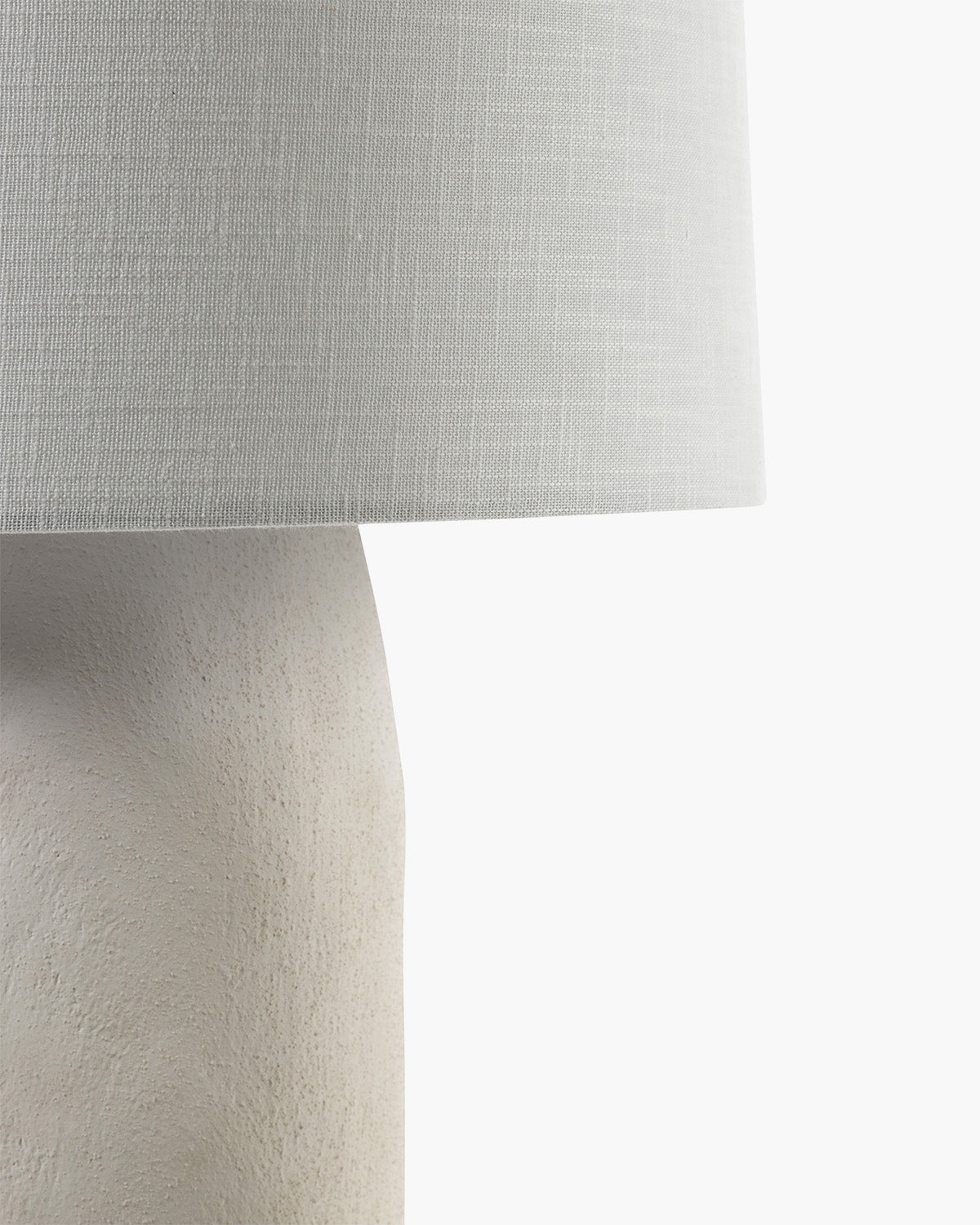 Serax Earth 03 stojací lampa bílá papír-mâché