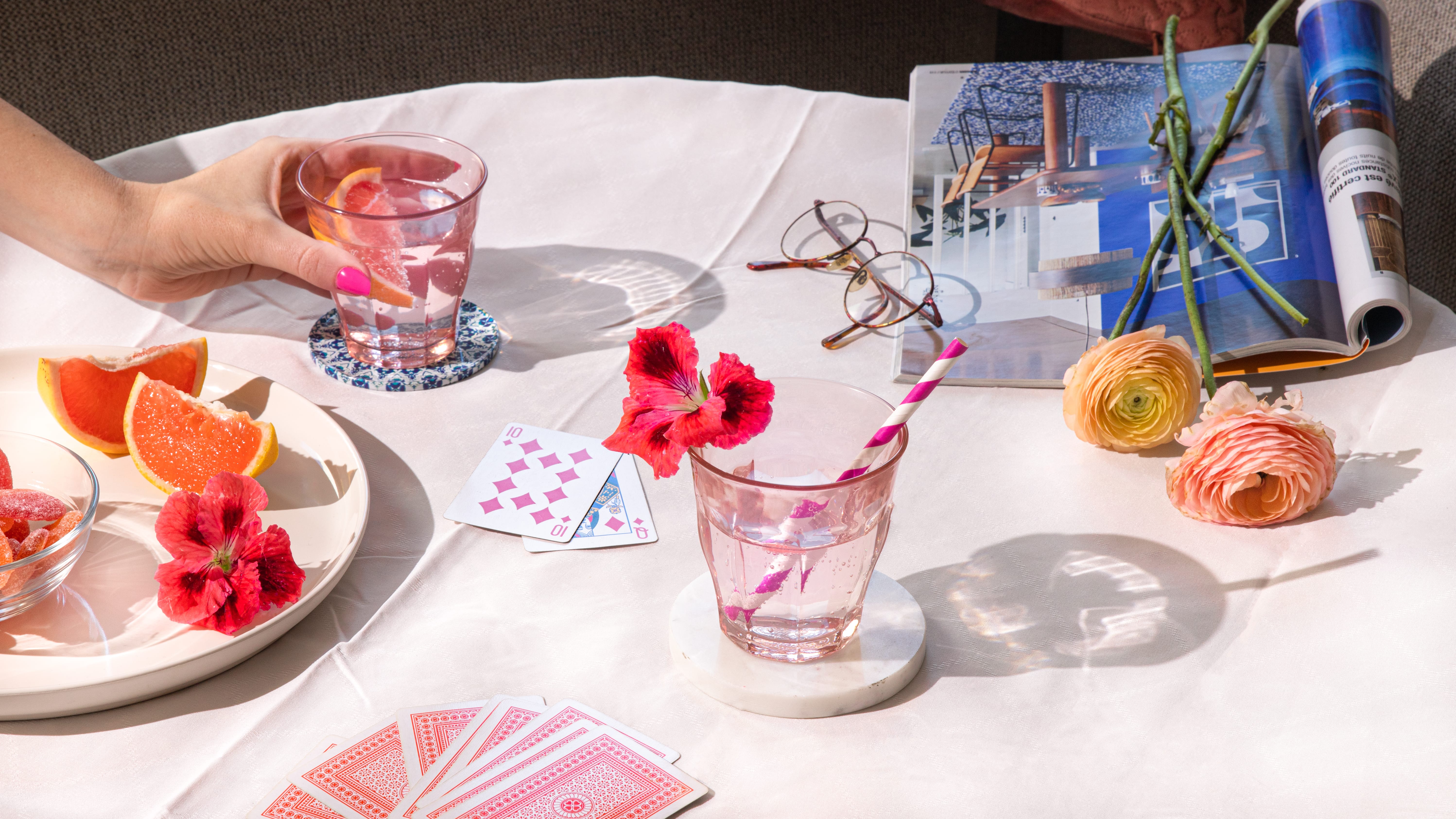 Duralex Le Picardie Rose sklenice 25 cl 6 ks růžová