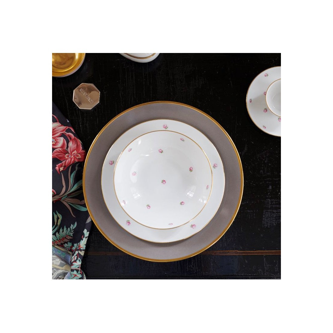 Augarten Schubert startovací sada porcelán růžová