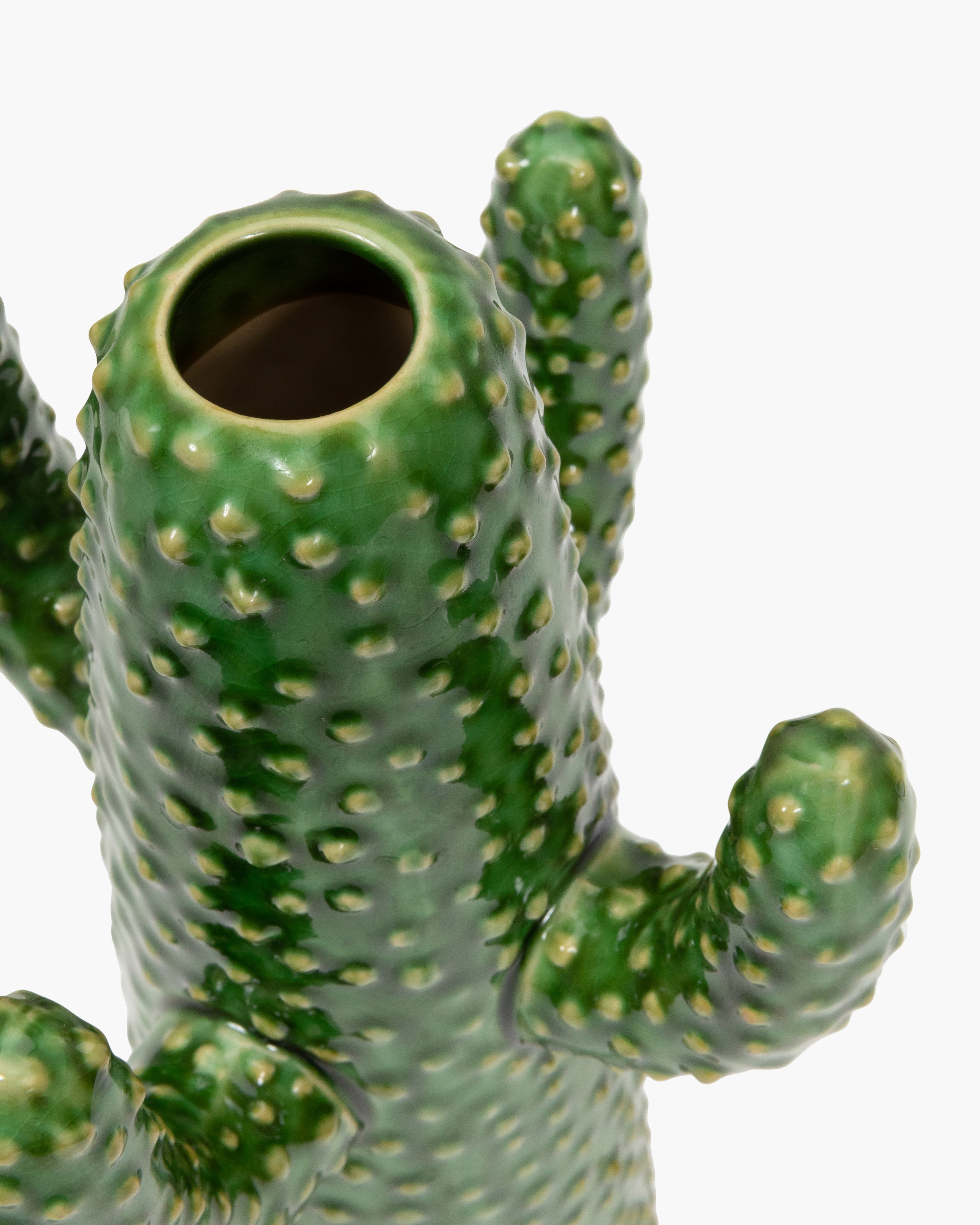 Serax Urban Jungle Cactus M váza zelená kameninová