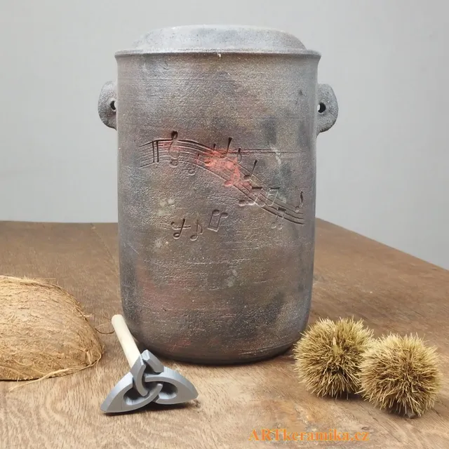 ARTkeramika Pickles z uhlí nádoba na kvašení