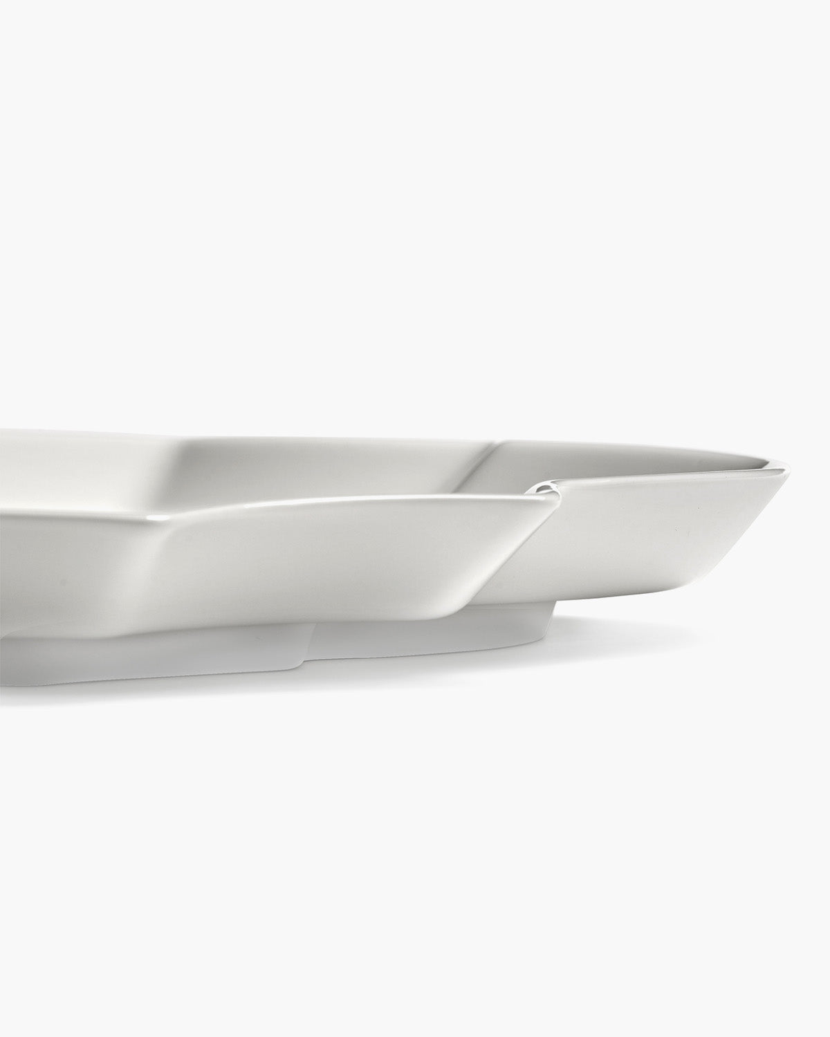 Serax Perle Fine Oval serving plate talíř servírovací bílý