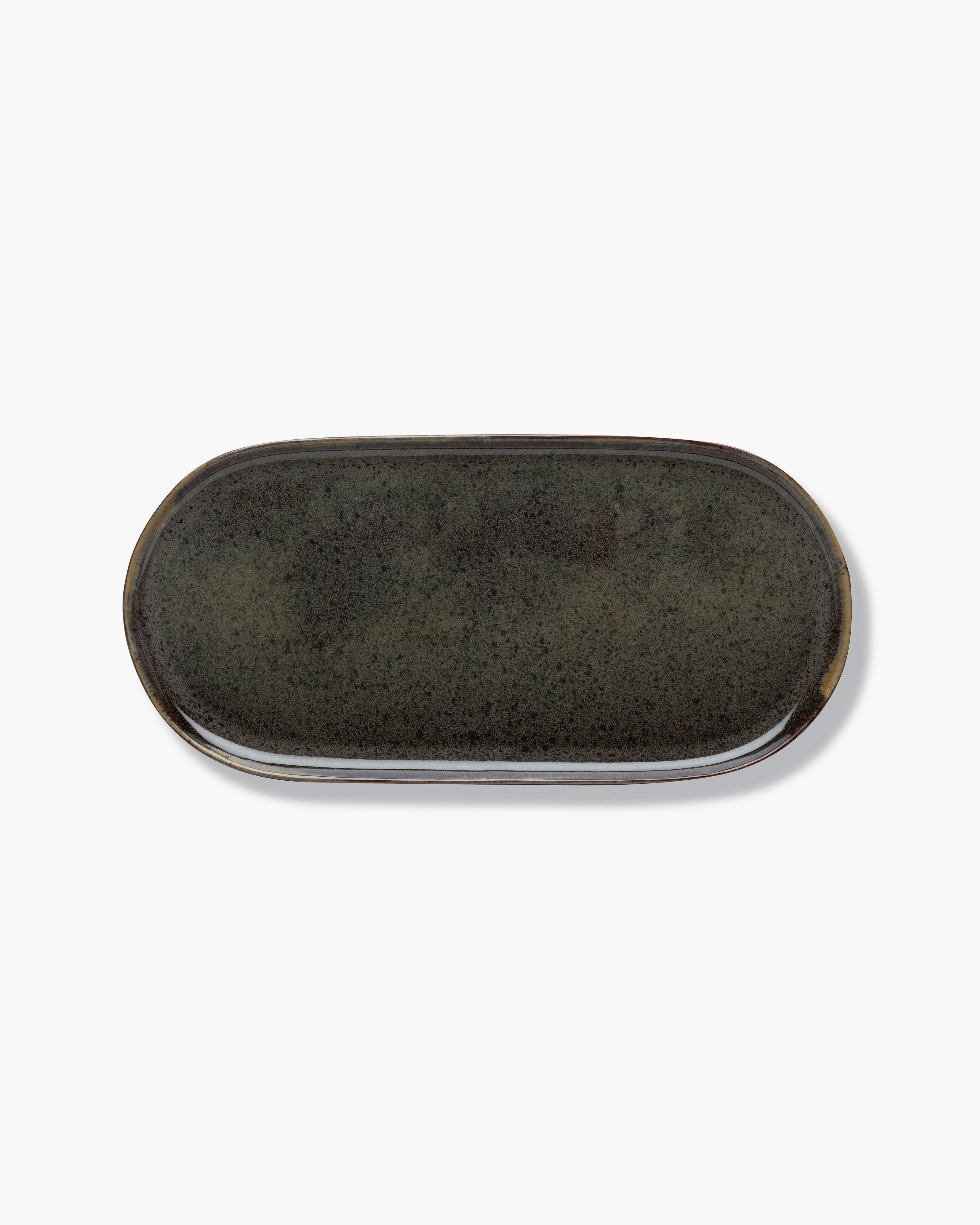 Serax Surface tapas talíř L indi grey kameninový