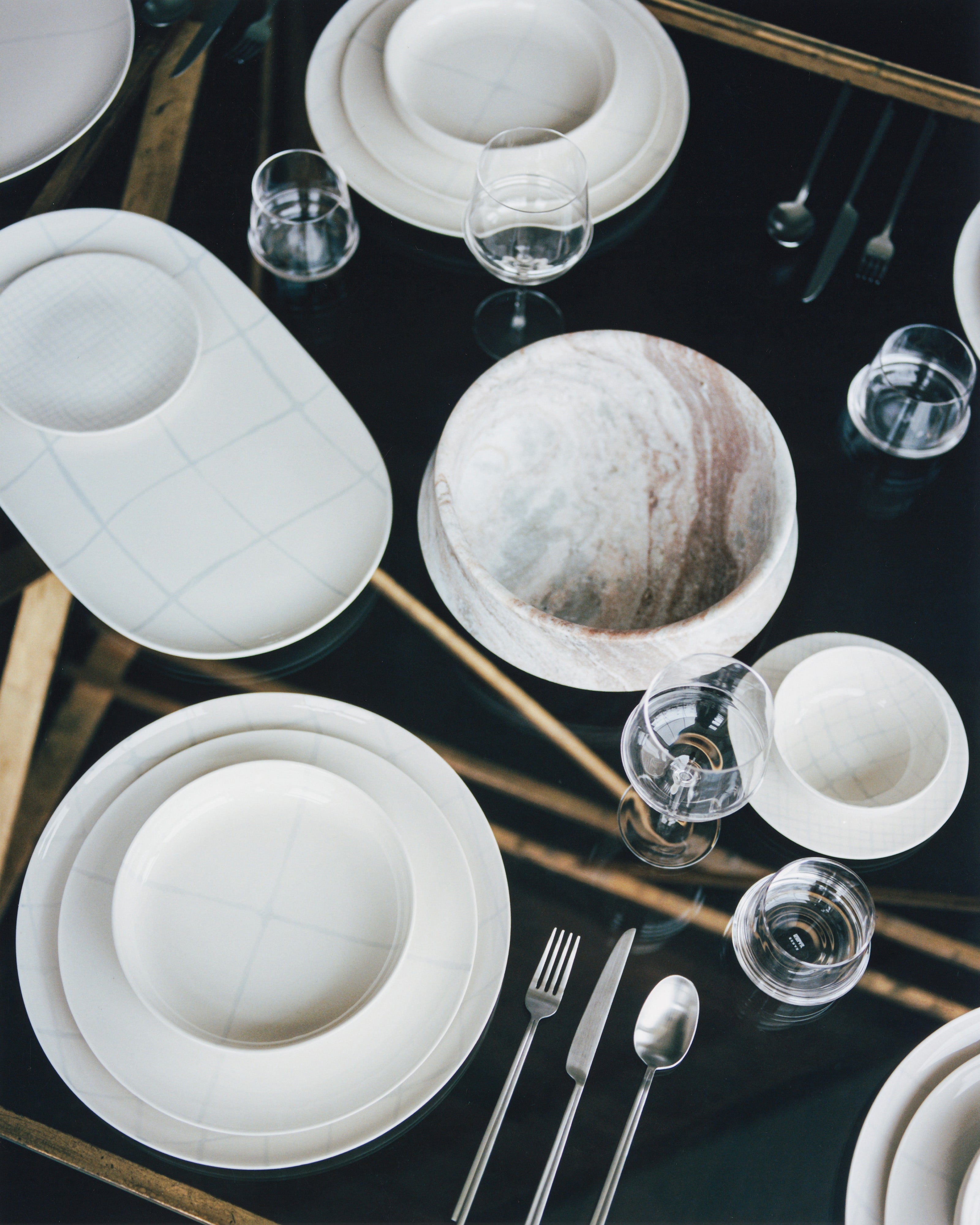 Serax Zuma Salt servírovací mísa bílá porcelánová