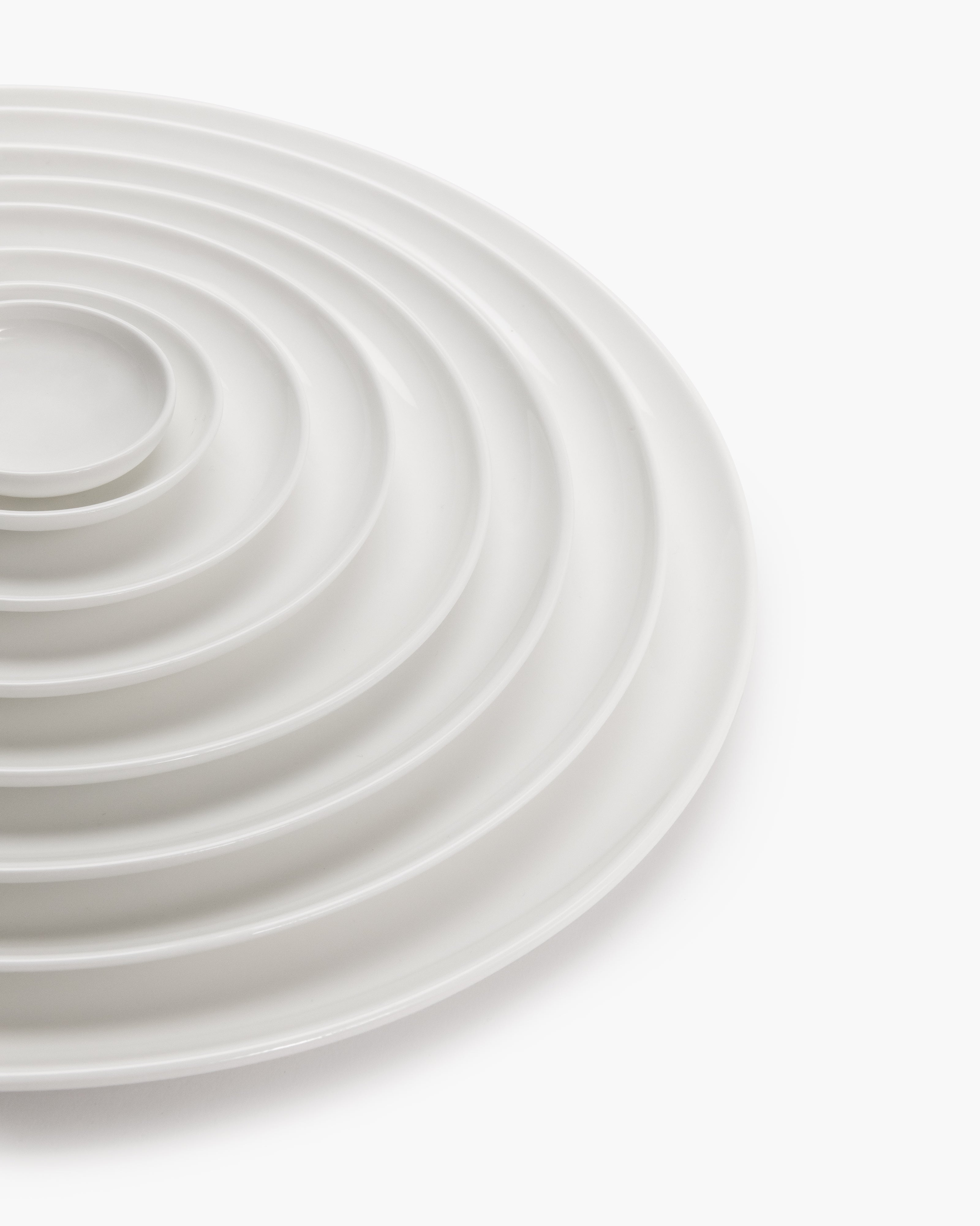 Serax Base servírovací talíř nízký bílý porcelán