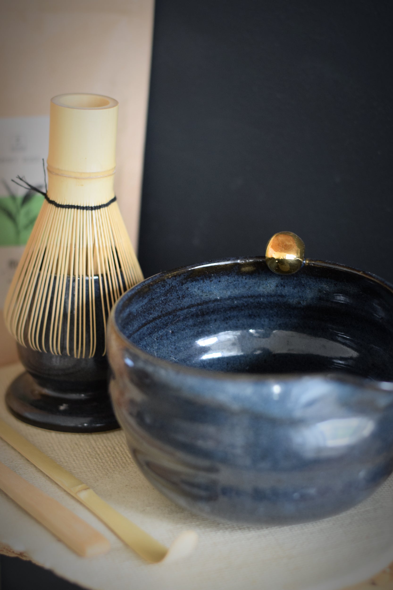 Terra Ceramics Prague SIA Midnight Blue sada na matcha