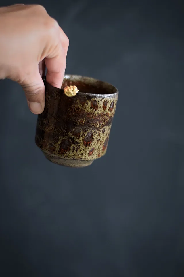 Terra Ceramics Prague Matcha Brown Brick šálek 200 ml hnědý