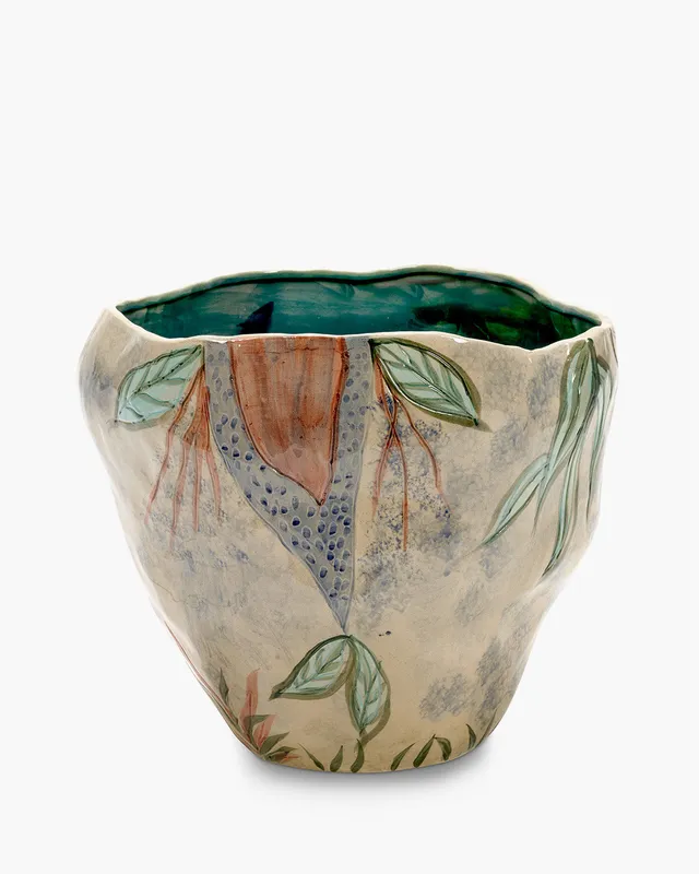 Serax Terres de Rêves Flower pot 05 květináč mix ručně malovaný