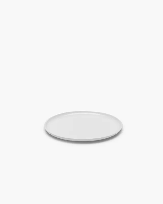 Serax Base snídaňový talíř bílý nízký kostní porcelán