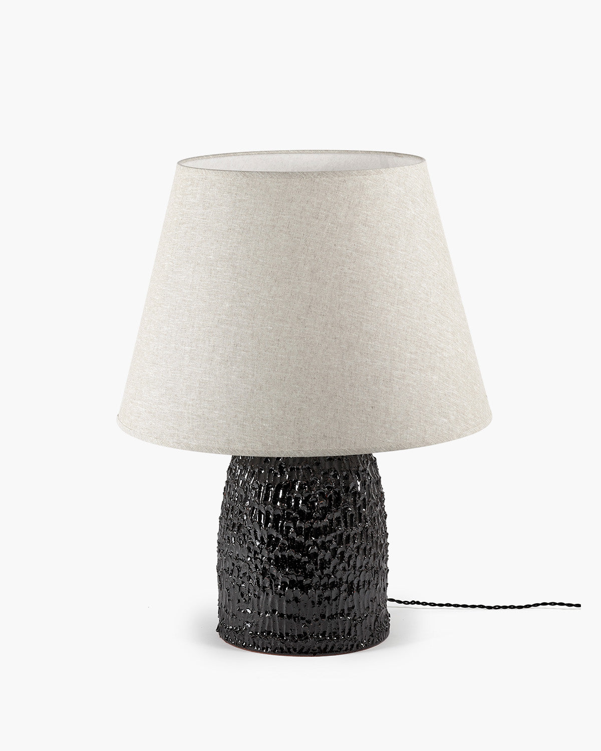 Serax Tronco stolní lampa L černá keramická